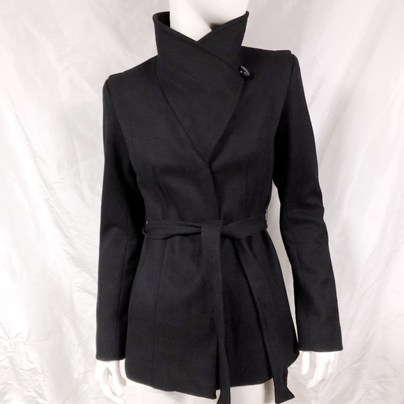 Aritzia Jackets & Blazers - Aritzia BABATON Black Wool Cashmere Coat